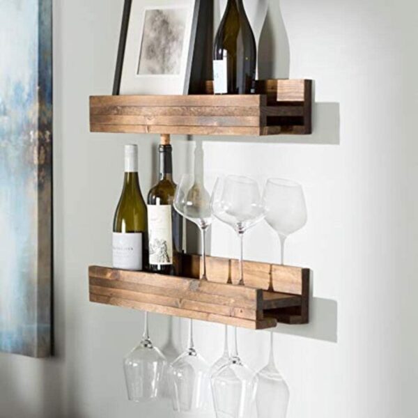 Bar wall shelf