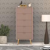 ONIJA Modern Wooden Chest of Drawers for Living Room & Bedroom