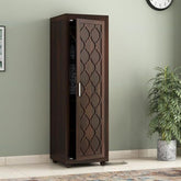 ONIJA Wooden Wardrobe 1 Door for Clothes Sheesham Wood Almirah - Large Cupboard Storage Cabinet for Living Room & Bedroom