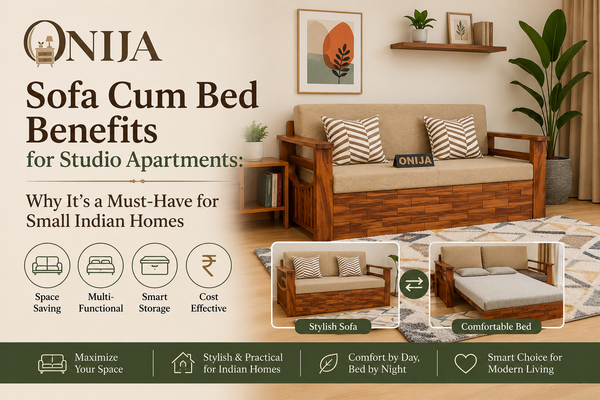 Sofa Cum Bed Benefits for Studio Apartments: Why It’s a Must-Have for Small Indian Homes
