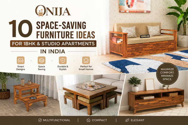 10 Space-Saving Furniture Ideas for 1BHK & Studio Apartments in India