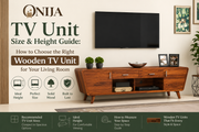 TV Unit Size & Height Guide: How to Choose the Right Wooden TV Unit for Your Living Room
