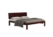 Vardhanx Sheesham Wood King Size Bed Without Storage (Walnut Finish)