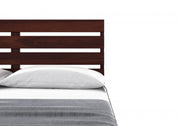 Dravyan Sheesham Wood King Size Bed Without Storage (Walnut Finish)