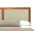 Aaryx Sheesham Wood King Size Bed Without Storage (Honey Finish)