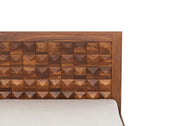 Takshor Sheesham Wood King Size Bed Without Storage (Honey Finish)