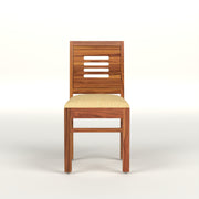 Valtor Sheesham Wood Dining Set 2 Seater (Honey Finish)