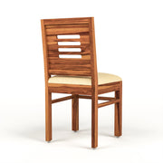 Valtor Sheesham Wood Dining Set 2 Seater (Honey Finish)