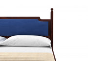 Veyon Sheesham Wood Queen Size Bed Without Storage (Walnut Finish)