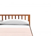 Darvex Sheesham Wood King Size Bed Without Storage (Honey Finish)