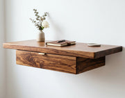 onija  The Mid-Century Modern Solid Wood Floating study  & Writer's Desk