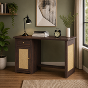 Cloventhor Solid Wood Study Table (Walnut Finish)