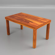 Uldaris Sheesham Wood Dining Set 6 Seater (Honey Finish)