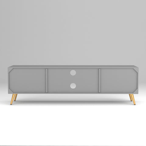 ONIJA Modern TV Unit Cabinet for Living Room | Premium Wooden Media Console with Storage Shelves