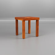 Uldaris Sheesham Wood Dining Set 2 Seater (Honey Finish)