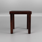 Uldaris Sheesham Wood Dining Set 2 Seater (Walnut Finish)