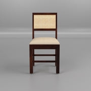 Uldaris Sheesham Wood Dining Set 6 Seater (Walnut Finish)
