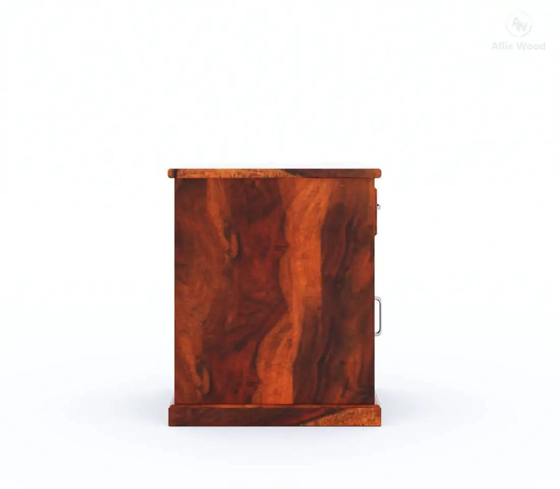 ONIJA Solid Sheesham Wood Bed Side Table For Bed Room Solid Wood End Table