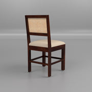 Uldaris Sheesham Wood Dining Set 2 Seater (Walnut Finish)