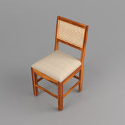 Uldaris Sheesham Wood Dining Set 2 Seater (Honey Finish)