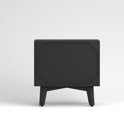 Avyant HDMR Premium Wood Bedside Table (Black)