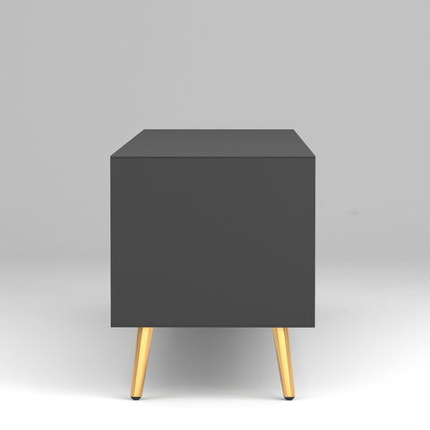 ONIJA Modern TV Unit Cabinet for Living Room | Premium Wooden Media Console with Storage Shelves