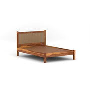 ONIJA Sheesham Wood Queen Size Bed