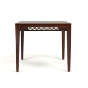 Thravis Sheesham Wood Dining Set 2 Seater (Walnut Finish)