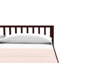 Darvex Sheesham Wood King Size Bed Without Storage (Walnut Finish)