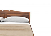 Sthavik Sheesham Wood King Size Bed Without Storage (Honey Finish)