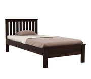 Venus Sheesham Wood Single Bed Without Storage (Walnut Finish)
