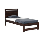 Bacon Sheesham Wood Single Bed Without Storage (Walnut Finish)