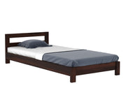 Pavlich Sheesham Wood Single Bed Without Storage (Walnut Finish)