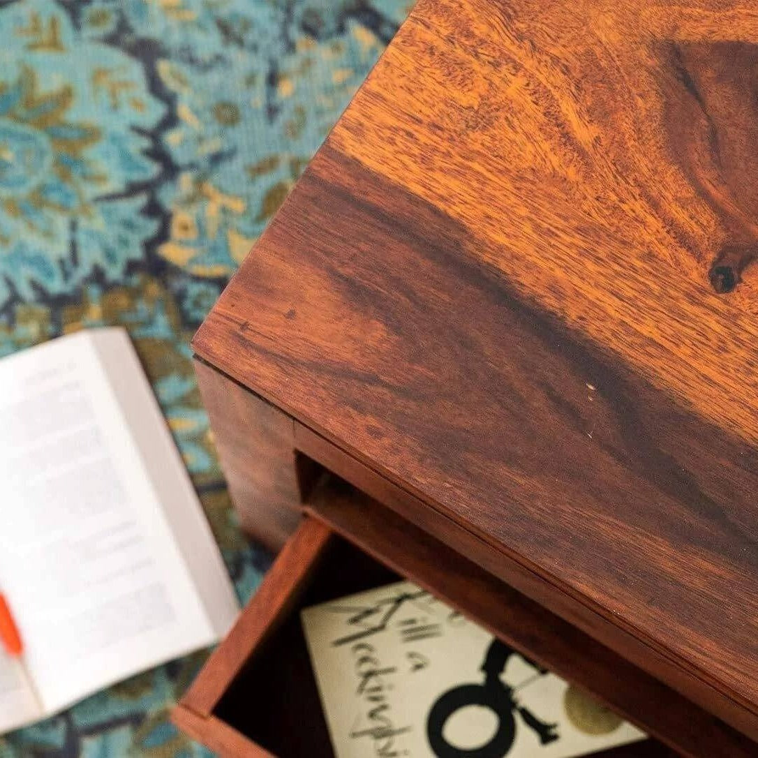ONIJA  Rosewood ( Sheesham ) Solid Wood Coffee Table  (Pre-assembled)
