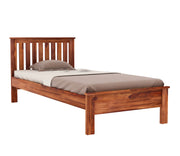 Venus Sheesham Wood Single Bed Without Storage (Honey Finish)