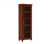 ONIJA  Solid Sheesham Wood Bookshelf for Living Room
