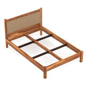 ONIJA Sheesham Wood Queen Size Bed