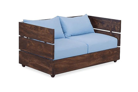 ONIJA Sheesham Wooden 5 Seater Sofa Set for Living Room | Rosewood 5 Seater Cushion Sofa Set (3+2 Seater)