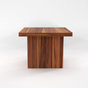 ONIJA Solid Sheesham Wood Dining Room Sets 4 Seater Poster Dining Table with 4 Chairs Honey Finish