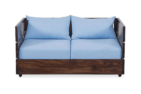 ONIJA Sheesham Wooden 5 Seater Sofa Set for Living Room | Rosewood 5 Seater Cushion Sofa Set (3+2 Seater)