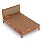 ONIJA Sheesham Wood Queen Size Bed