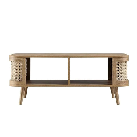ONIJA Solid Wooden Centre Table for Living Room | Centre Table for Home & Office Furniture | Coffee Table | Natural Finish