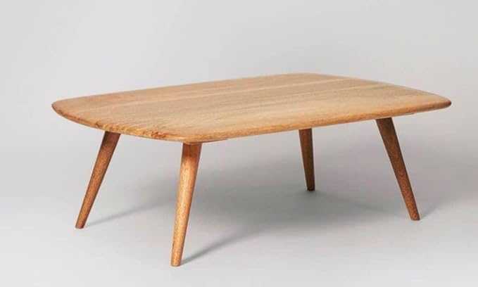 ONIJA Solid Sheesham Wood Center Tables Coffee Table for Living Room | Termite Free | Wooden Center Tables Coffee Table Living Room Natural Finish
