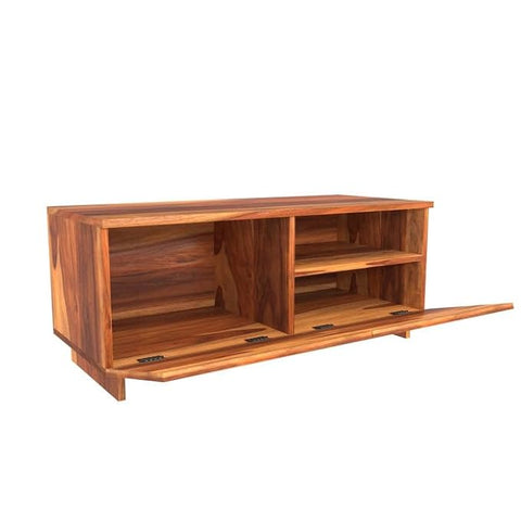 ONIJA Coffee Table Sheesham Multiple Storage Handmade Wooden Coffee Table