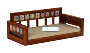 Modern Wooden Hanging Swing Sofa with Cushions