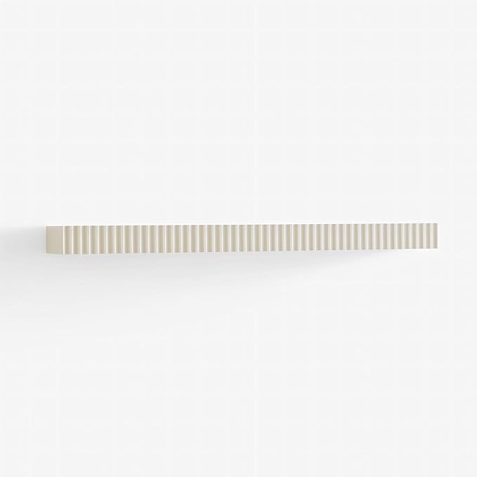 ONIJA  Wooden 12 Inch Wall Shelf for Living Room | Wall Mounted Kitchen Shelf | Wall Rack for Home Decor | Wall Mount Floating Shelves | Premium HDMR Wood, Pack of 1, White
