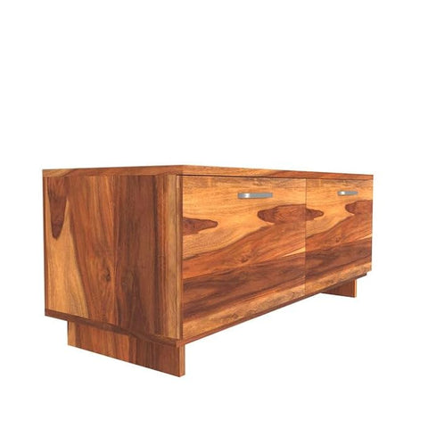 ONIJA Coffee Table Sheesham Multiple Storage Handmade Wooden Coffee Table