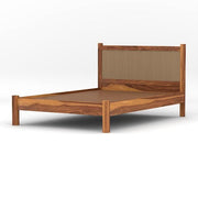 ONIJA Sheesham Wood Queen Size Bed