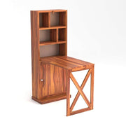 ONIJA  Solid Sheesham Wood Foldable Study Table