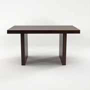 ONIJA Solid Sheesham Wood Dining Room Sets 6 Seater Poster Dining Table with 6 Cushions Chairs Walnut Finish